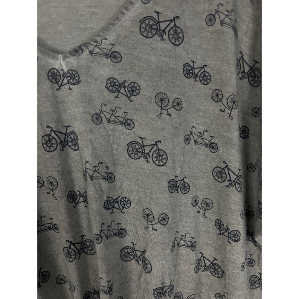 Dantelle Bicycle Blouse Top Twist Front Detail Large Tandem Bikes - Picture 6 of 6